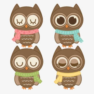 Assorted Winter Owls Svg Cutting Files Owl Svg Cuts - Clipart Pictures About Winter Owls #2888538