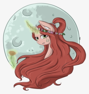 Violentdreamsofmine, Bust, Curved Horn, Female, Flower, - Happy Face #2889075