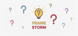 Instead Of Brainstorm, Let's Frame-storm - Graphic Design #2889341