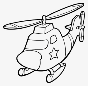 Drawing Helicopter 34 - Imagenes De Helicoptero Para Colorear #2889477