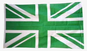 Great Britain Union Jack Green Flag - Online Study In Uk #2890347
