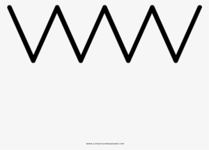 Dibujo De Zigzag Para Colorear - Line Art #2890452