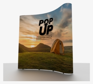 Curved Pop Up Banner #2890983
