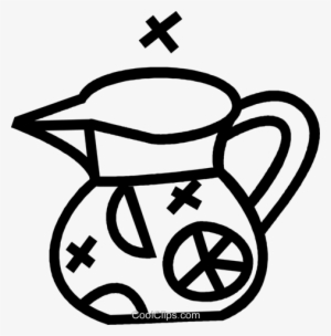 Jug Of Lemonade Royalty Free Vector Clip Art Illustration - Cross #2891416