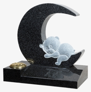 Headstone Clipart Funeral Angel - Moon Headstone #2891514