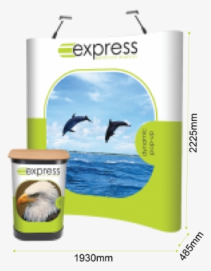 Curved Pop Up Display Stand Kit Measurements - Pop Up Stand Straight #2891537