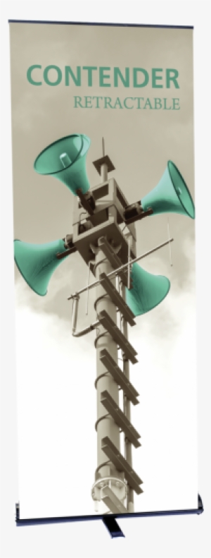 Contender Standard Retractable Banner Stand - Adjustable Height Retractable Banners #2891589