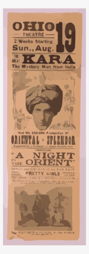 The Mystery Man From India And His $50,000 Production - Poster #2892017