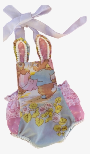Bunny Rabbit Ear Easter Romper By @hausofhalo - Romper Suit #2892071