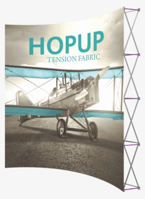 Hopup Backwall Display Extra Tall 10' - Tension Fabric Banner Display #2892090