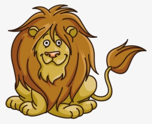 Lion Clipart Transparent Background - Cartoon Lion Transparent Background #2892141