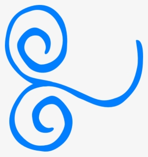 Blue Swirl Clip Art N14 - Clip Art #2892241