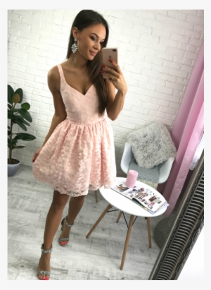 Lovely Pink Lace Homecoming Dresses, Cheap Homecoming - Dress #2892648