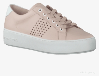 Michael Kors Poppy Lace Up Soft Pink Sneaker Roze #2892674