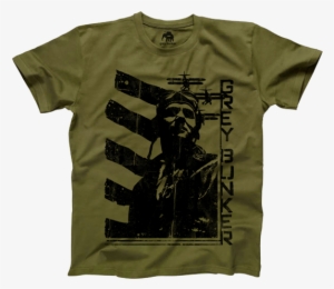 Grey Bunker Green Aviator T Shirt - 11 Birthday Boy Shirt #2892757