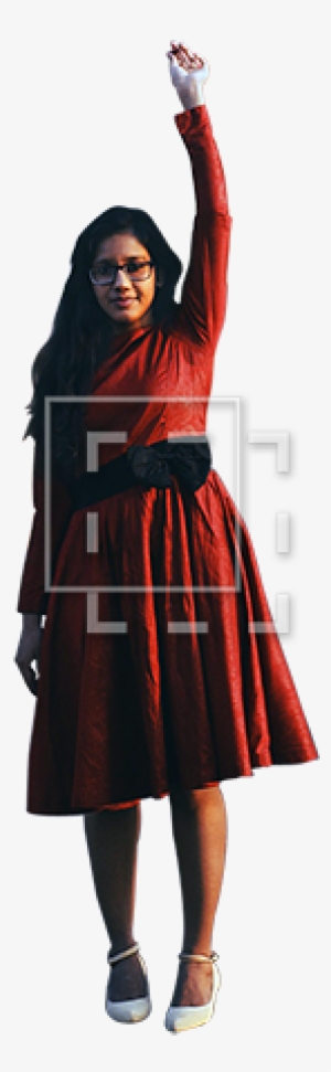 Girl In Red Dress - Dress #2892947