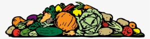Fruits And Vegetables - Pile Of Food Clipart #2893463