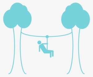 Get Excited For Zipline Week - Zipline Cartoon #2893849