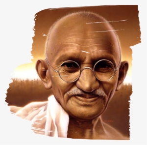 Studies Now Show That Compassion Can Be Increased Through - Mahatma Gandhi In Color #2894291