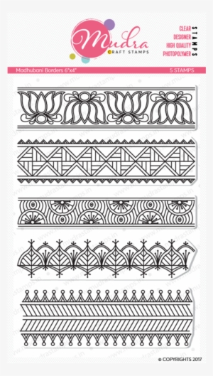 Mudra Craft Stamps - Madhubani Border Art Easy #2894371