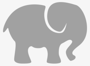 Elephant And Piggie Trunk Clipart Pumpkin - Grey Baby Elephant Clipart #2894825