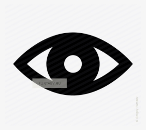 Vector Icon Of Open Eye - Eyes Vector White Icon Png #2895066