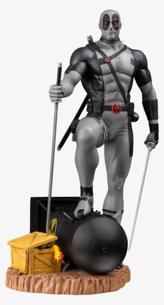 X-force Deadpool On Atom Bomb 1/6 Scale Ikon Collectibles - 1 4 Scale Deadpool Statue Sold Out Edition #2895770