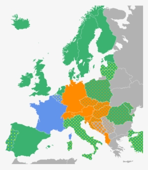 Latin Keyboard Layouts By Country In Europe Map - Country In The Heart Of Europe #2896249
