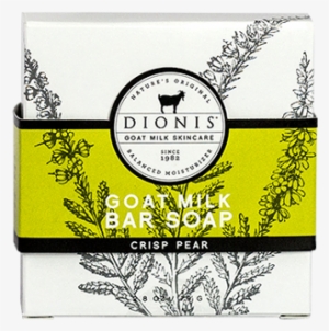 Crisp Pear Click To Enlarge - Dionis Goat Milk Skincare - Bar Soap Crisp Pear - 2.8 #2896306
