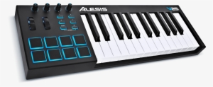 V25 Angle-left Rgb 00 - Alesis V25 25 Key Usb Keyboard And Pad Controller #2896426