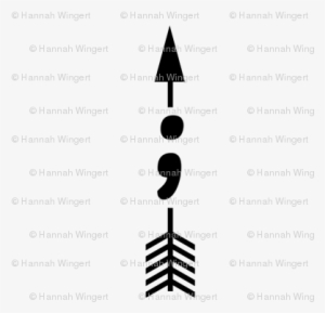 Semicolon Arrow - Spoonflower, Inc. #2896538
