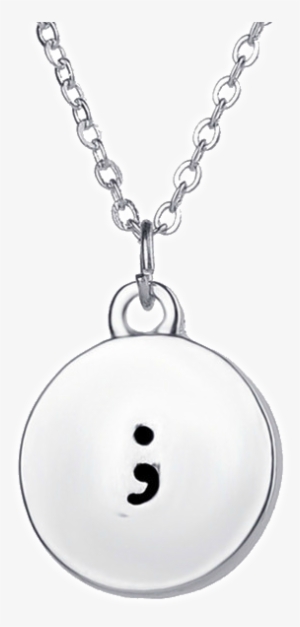 Semicolon Pendant Necklace - Necklace #2896633
