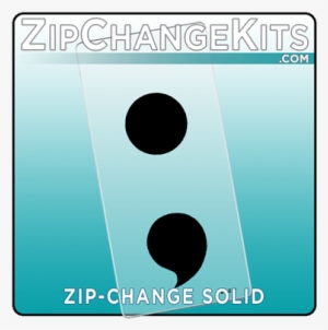 Picture Of Zip Solid 4" Semicolon - Ampersand #2896870