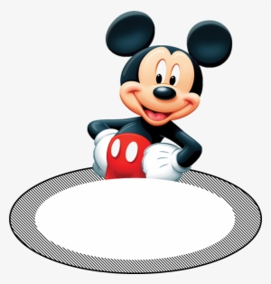 Mickey Mouse Name Tag Template #2897239