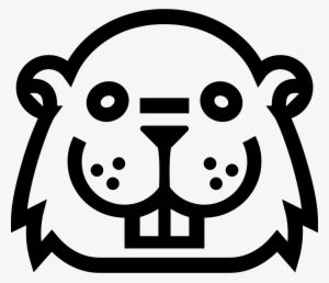 Castor Face Outline - Castor Vector #2897914
