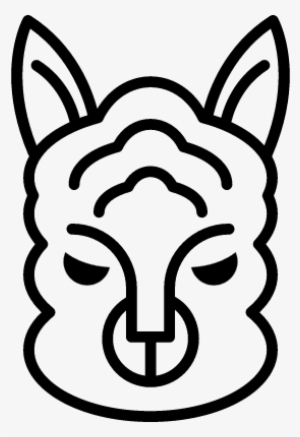 Sheep Face Outline Vector - Sheep Face #2898028