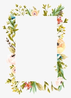 Plant Border Cartoon Transparent - Free 8x10 Scripture Printables #2898061