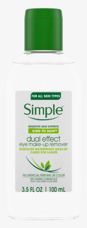 Simple Kind To Skin Dual Effect Eye Make Up Remover - Simple Cleansing Water, Micellar - 13.5 Fl Oz #2898260