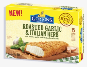 Artisan Roastedgarlic - Garlic And Herb Fish Fillet Gorton's #2898759