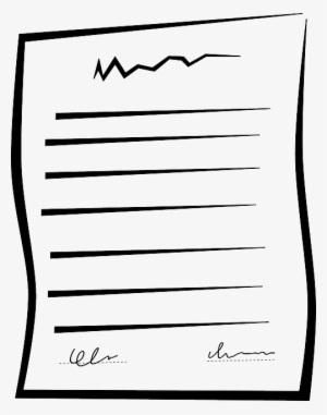 Sign Icon Paper Law Cartoon Free Documents - Cartoon Document #2899200