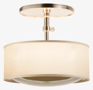 Reflection Semi-flush Hanging Shade In Soft Silver - Lampshade #2899219