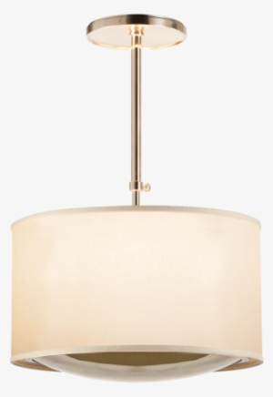 Reflection Large Hanging Shade In Soft Silver With - Circa Lighting #2899246