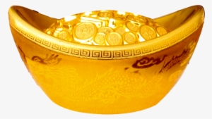 The Shape Of Dumplings Looks Like Gold And Silver Ingots - Chinese Gold Ingot Png #2899445
