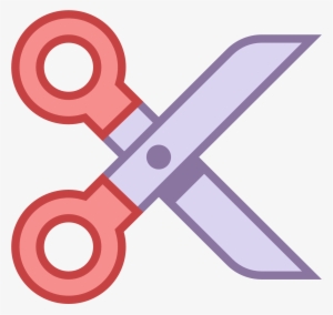A Pair Of Scissors Opened And Pointed Right - Cut Icon #2899991