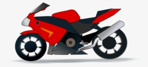 Motorcycle Clipart Red - Motorbike Clip Art #290184