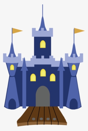 Graphic Cinderella Castle Clipart - Castelo Azul Marinho Png #290906