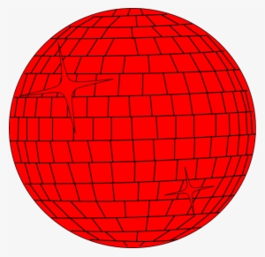 Red Disco Ball Clip Art - Circle #290951