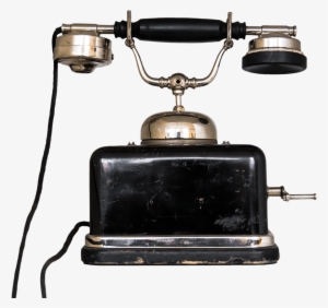 Black Vintage Telephone - Old Communication #290967
