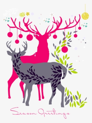 Reindeer Oil By Number Hand Painted Watercolor - Paint By Numbers With Frame Or Not, New Release Diy #291130