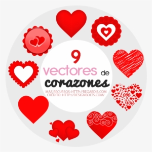 9 Vectores De Corazones Gratis - Valentine's Day #291288